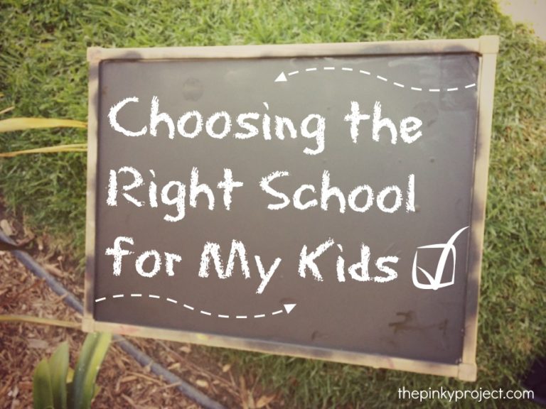 choosing the right school