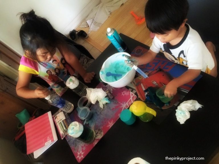 kids experimenting