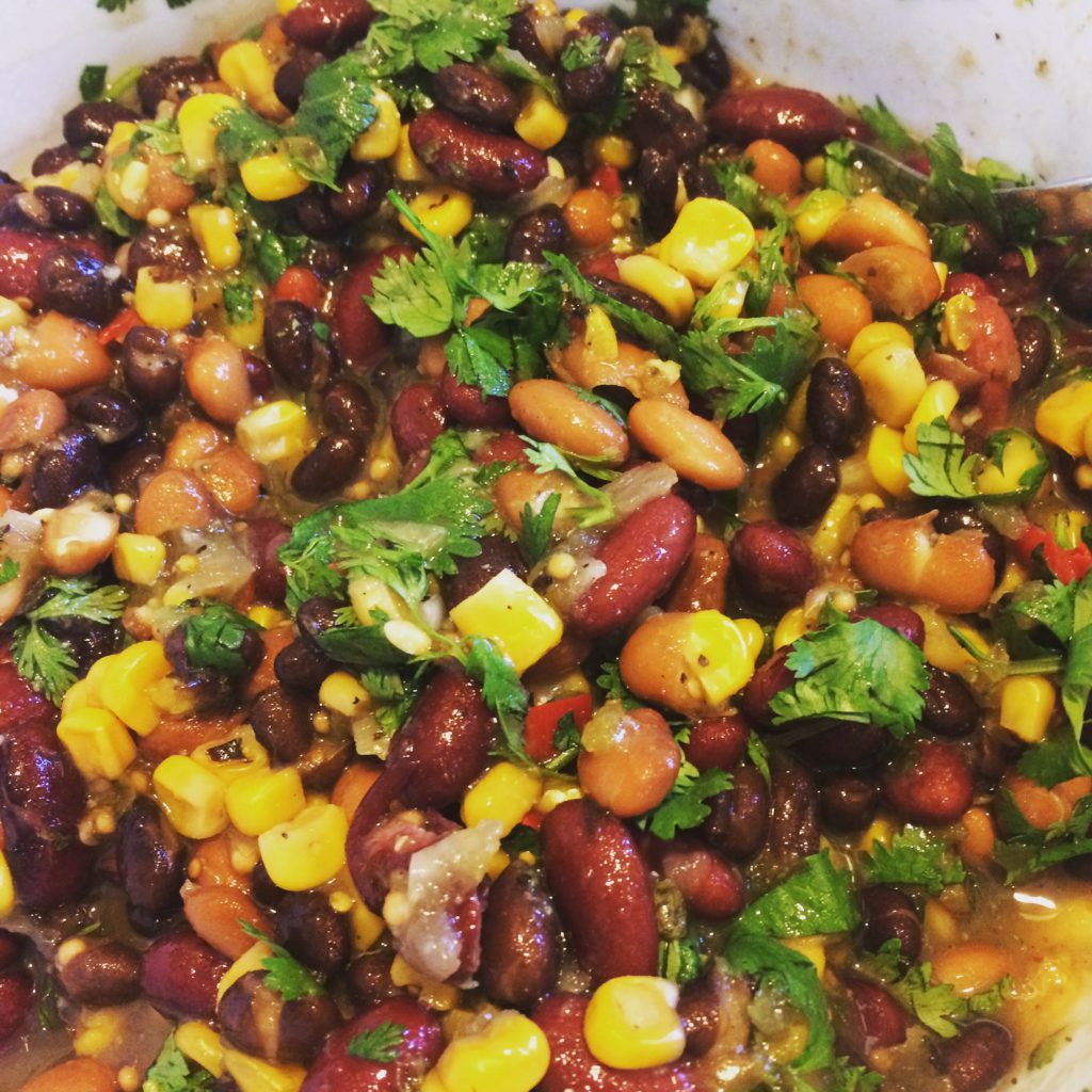 A Beautiful Bean Salad Recipe   Bean Salad Done 1024x1024 